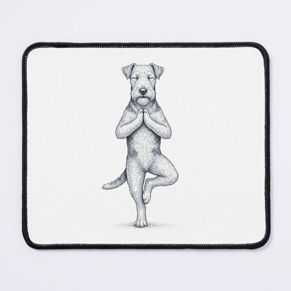 Item preview, Vintage Lakeland Terrier Yoga Tree Pose Dog Mom Lover designed and sold by TerryConnells.