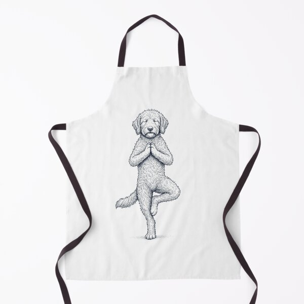 Item preview, Vintage Labradoodle Yoga Tree Pose Dog Mom Lover designed and sold by TerryConnells.