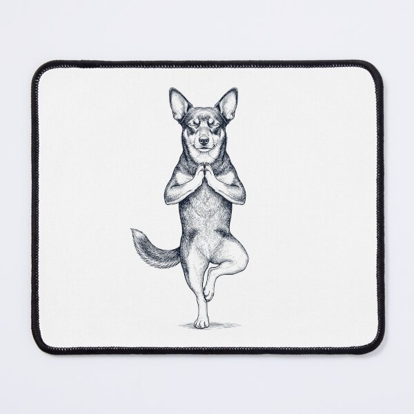 Item preview, Vintage Lancashire Heeler Yoga Tree Pose Dog Mom Lover designed and sold by TerryConnells.
