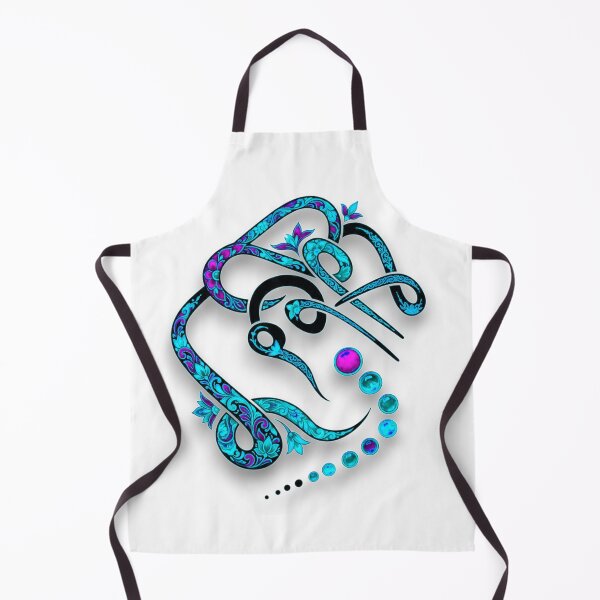 Item preview, Ornate Floral Script with Glowing blue Accents designed and sold by blacK1982White.