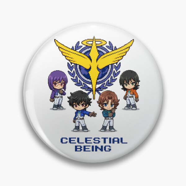 Item preview, celestial being Gundam Meister gundam exia chibi art pixel art illustration gundam 00 designed and sold by sabartgunpla.