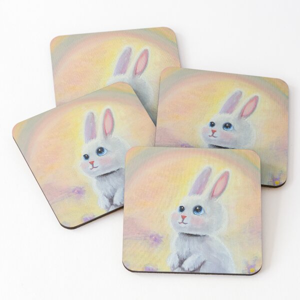 Item preview, Rainbow shines on Bunny designed and sold by JuliaMartinArt.