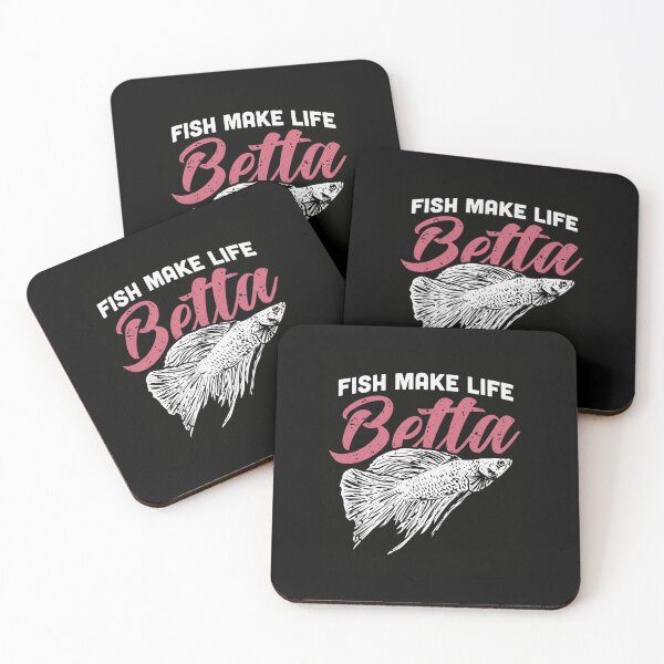 Item preview, Fish Make Life Betta Funny Siamese Fighting Fish Pun designed and sold by haitrieuic96.