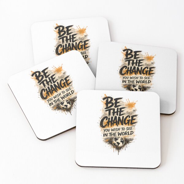 Item preview, Be The Change You Wish To See In The World T-Shirt | Motivational Typography Streetwear Graphic Design designed and sold by Divakar Fashion.