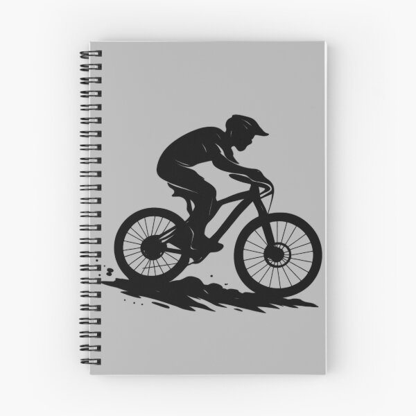 Item preview, Mountain Biking Stealth Silhouette - Dark Minimalist MTB Art designed and sold by Wild-way Art.