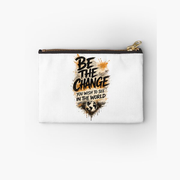 Item preview, Be The Change You Wish To See In The World T-Shirt | Motivational Typography Streetwear Graphic Design designed and sold by Divakar Fashion.