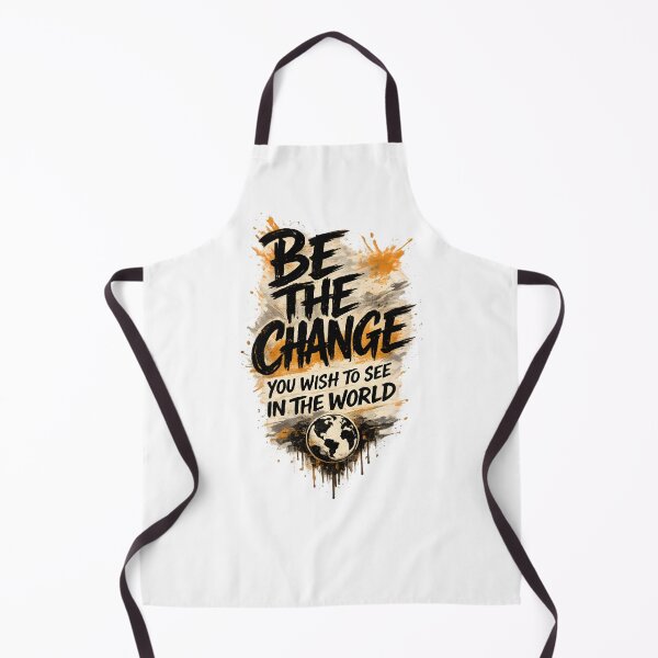 Item preview, Be The Change You Wish To See In The World T-Shirt | Motivational Typography Streetwear Graphic Design designed and sold by Divakar Fashion.