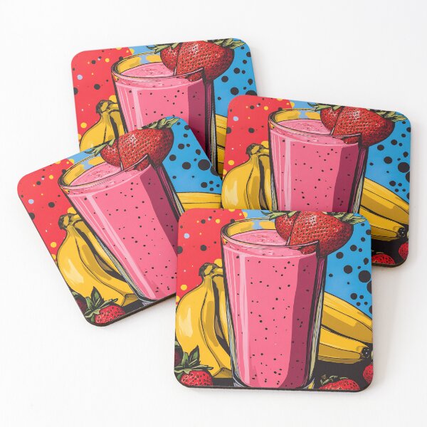 Item preview, Fruit Smoothie Pop Art, Vibrant Retro Summer Fruit Drink Art designed and sold by daila70.