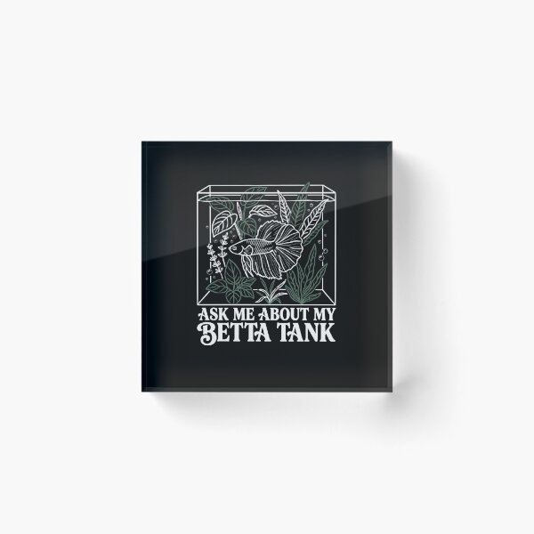 Item preview, Ask Me About My Betta Tank - Minimalist Betta Fish Lover & Aquarium Hobbyist Gift designed and sold by haitrieuic96.