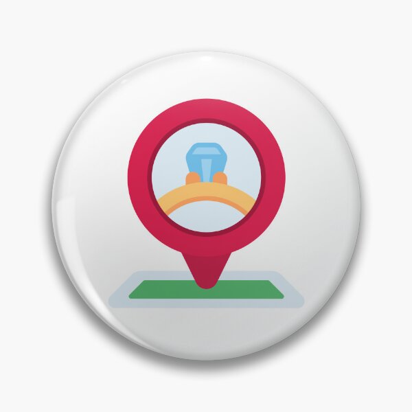 Item preview, Jewelry Store Locator - Map Pin Sticker for Finding Fine Jewelry Shops designed and sold by Tr Creative Design.