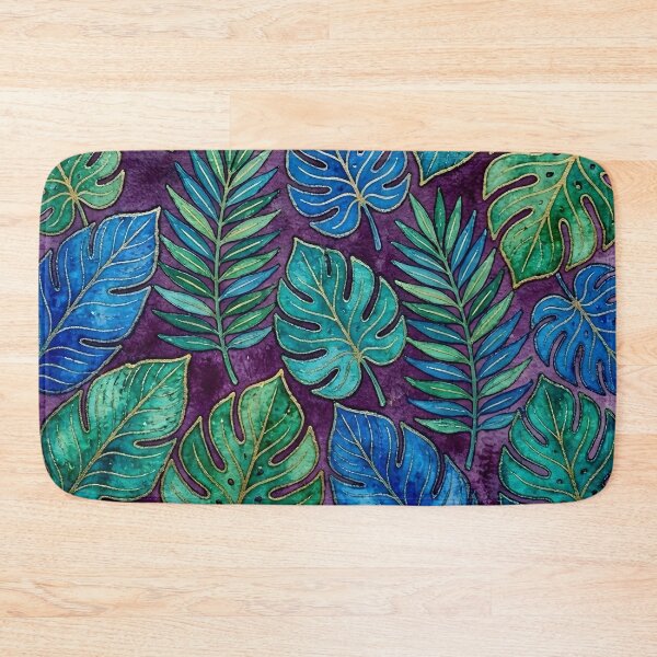 Item preview, Blue and Green Tropical Leaves designed and sold by GraphicsClub.