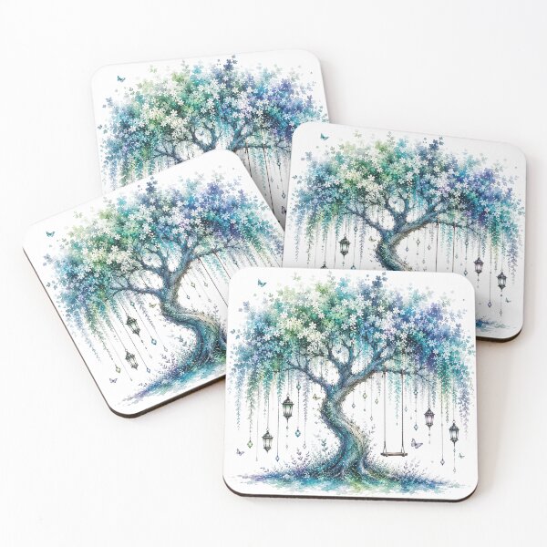 Item preview, Blue Wisteria Tree designed and sold by PetalGarden.