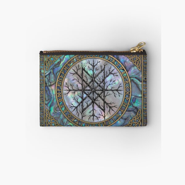Item preview, The Wyrdweave: Iridescent Web of Wyrd & Elder Futhark Runes designed and sold by JacquiTaylorArt.