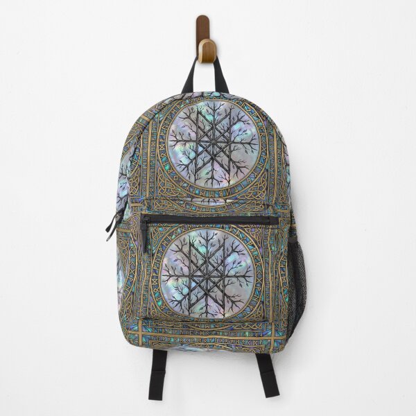 Item preview, The Wyrdweave: Iridescent Web of Wyrd & Elder Futhark Runes designed and sold by JacquiTaylorArt.