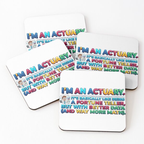 Item preview, Funny Actuary Fortune Teller Math Hero - Data Science Statistics Professional Sticker & Shirt designed and sold by Psychlee Best Finds.