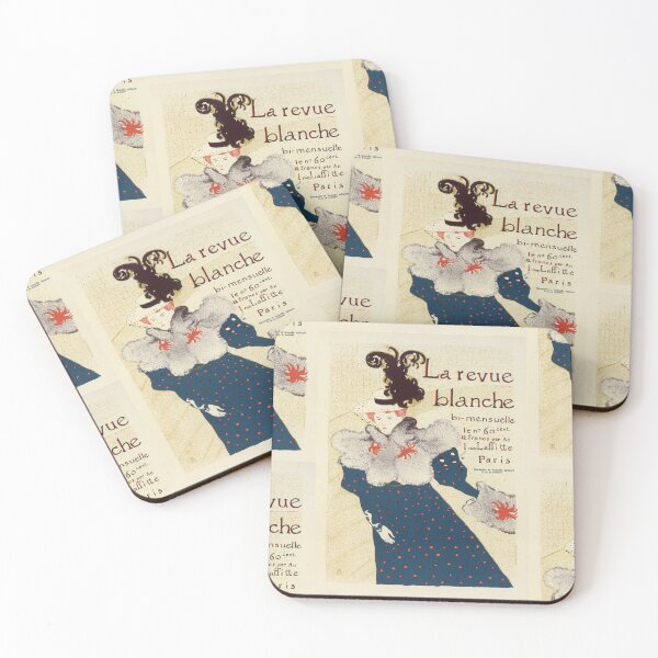 Item preview, La Revue Blanche by Toulouse-Lautrec Vintage Paris Art Nouveau Poster designed and sold by artofuniverse.