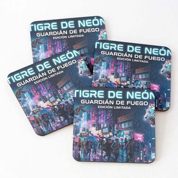 Item preview, Neon Tiger: Fire Guardian Neo Tokyo designed and sold by Neo Tokio.