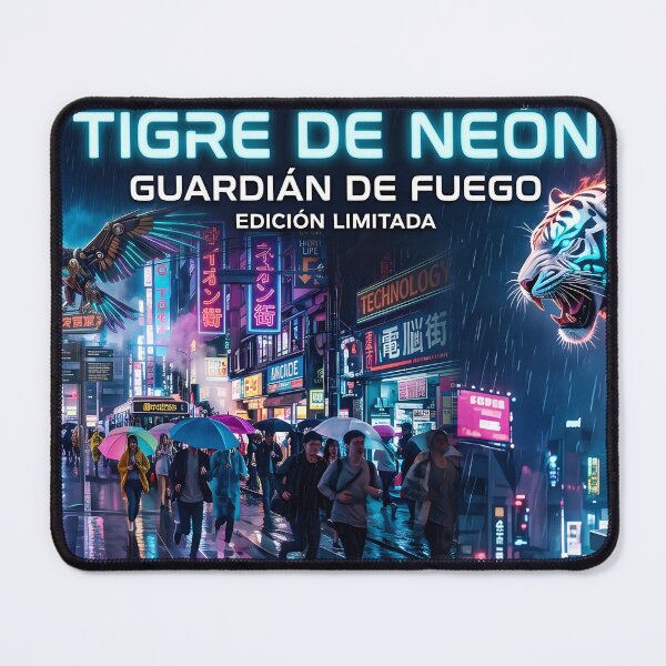 Item preview, Neon Tiger: Fire Guardian Neo Tokyo designed and sold by Neo Tokio.