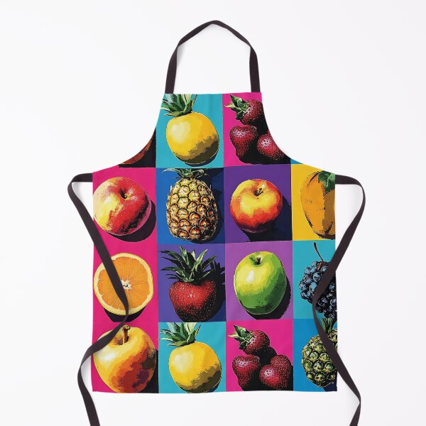 Item preview, Pop Art Fruit Grid, Bold Colorful Warhol Style Fruit Illustration designed and sold by daila70.