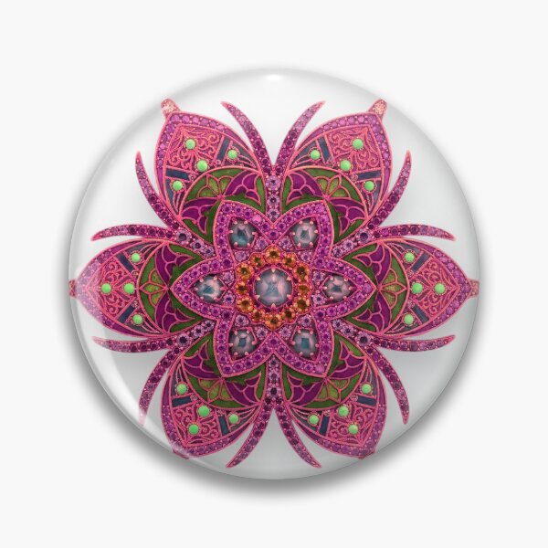 Item preview, Ornate Rose Gold Floral Mosaic Emblem designed and sold by blacK1982White.