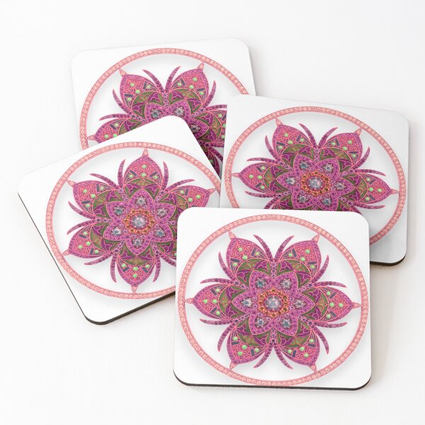 Item preview, Ornate Rose Gold Floral Mosaic Emblem designed and sold by blacK1982White.