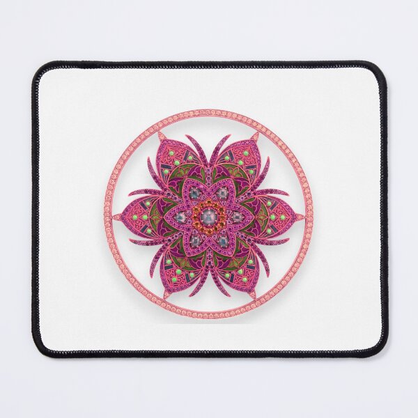 Item preview, Ornate Rose Gold Floral Mosaic Emblem designed and sold by blacK1982White.
