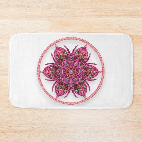 Item preview, Ornate Rose Gold Floral Mosaic Emblem designed and sold by blacK1982White.