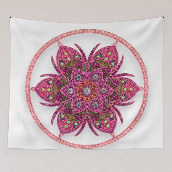 Item preview, Ornate Rose Gold Floral Mosaic Emblem designed and sold by blacK1982White.