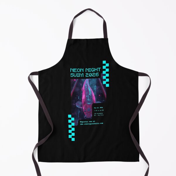 Item preview, Neon Koi Rebellion night swim designed and sold by PeterskyDesign.