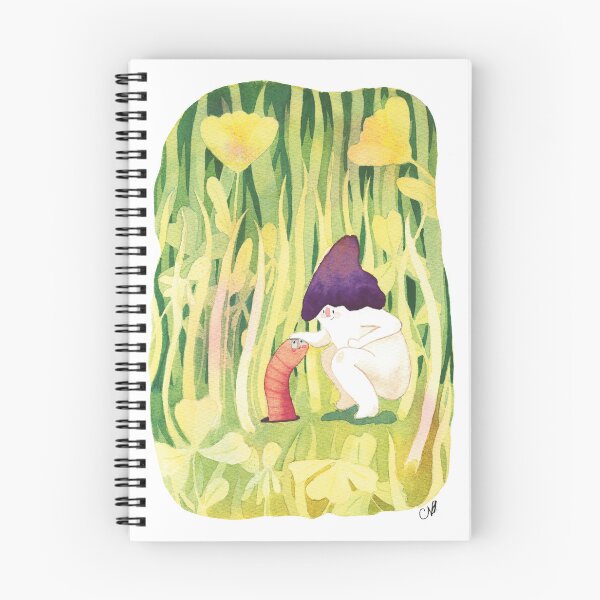 Item preview, Shroomy and Wormy watercolor designed and sold by ChloeHaumea.