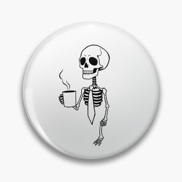 Item preview, Skeleton Dad Brewing Coffee Minimalist Graphic designed and sold by Arte-Excellency.