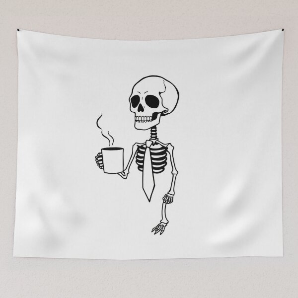 Item preview, Skeleton Dad Brewing Coffee Minimalist Graphic designed and sold by Arte-Excellency.