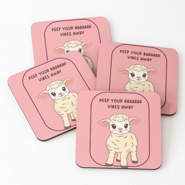 Item preview, Keep Your Baaaaad Vibes Away designed and sold by LibbyMadeAThing.