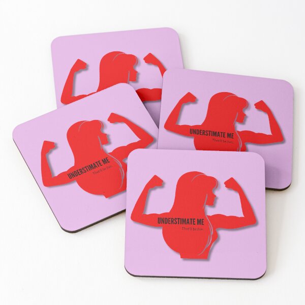 Item preview, Underestimate me. That'll be fun. Strong woman. designed and sold by RadiantRebelCo.