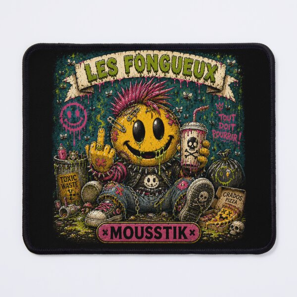 Item preview, Mousstik Mutant Mosquito Street Art | Toxic Crados Smiley Monster designed and sold by PLUSHIWORLDtm.