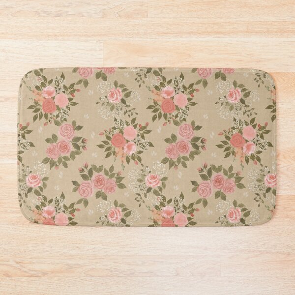 Item preview, Soft Vintage Rose Watercolor Floral Quilt Fabric designed and sold by Designs by christel_treiber.