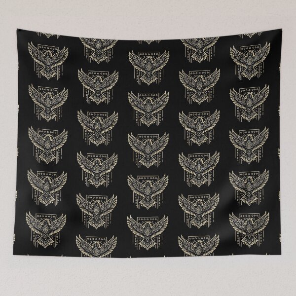 Item preview, Golden Phoenix – Tribal Geometric Bird Design designed and sold by Dogandesighn.