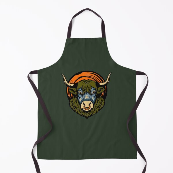 Item preview, Bull Illustration designed and sold by GinyHappyLogo.