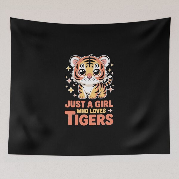 Item preview, Just a Girl Who Loves Tigers designed and sold by jkrphoto.