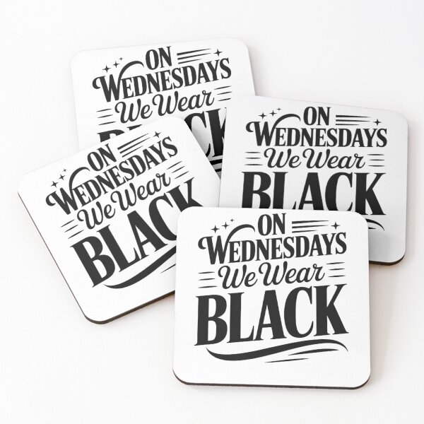 Item preview, On Wednesdays We Wear Black designed and sold by Echo Aesthetics.