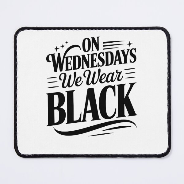 Item preview, On Wednesdays We Wear Black designed and sold by Echo Aesthetics.