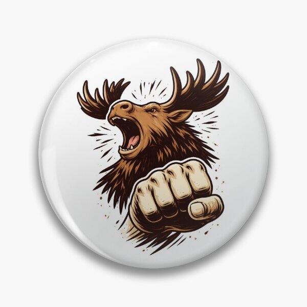 Item preview, Moose Knuckle Rampant Cervid tee designed and sold by TeeHeeRiot.