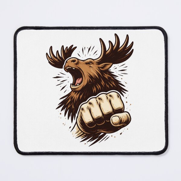 Item preview, Moose Knuckle Rampant Cervid tee designed and sold by TeeHeeRiot.