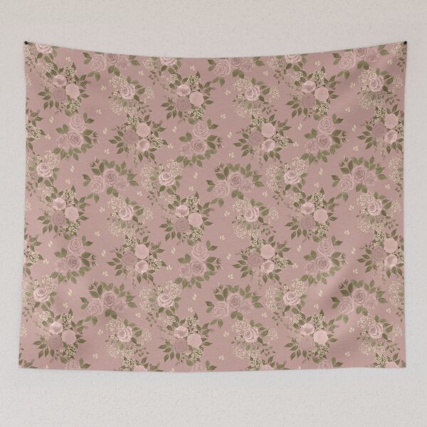 Item preview, Soft Vintage Rose Watercolor Floral Quilt Fabric designed and sold by Designs by christel_treiber.