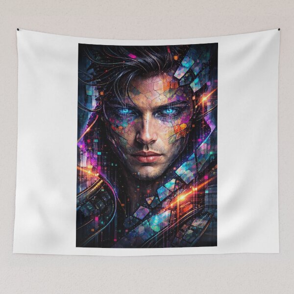 Item preview, Fragments of the Digital Soul designed and sold by JcAbstractArt.