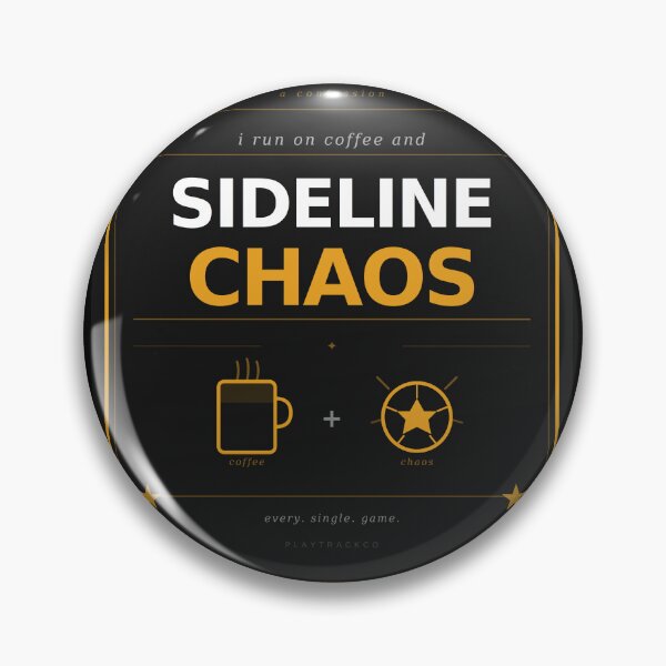 Item preview, Sideline Chaos I Run On Coffee and Soccer — Funny Sports Parent Shirt designed and sold by PlayTrackCo.