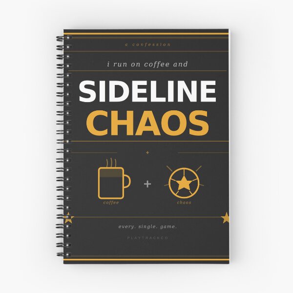 Item preview, Sideline Chaos I Run On Coffee and Soccer — Funny Sports Parent Shirt designed and sold by PlayTrackCo.