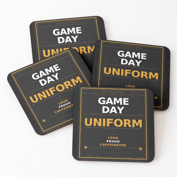 Item preview, Game Day Uniform Loud Proud Caffeinated — Funny Soccer Parent Shirt designed and sold by PlayTrackCo.