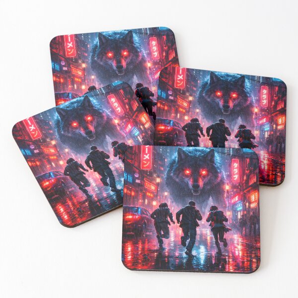 Item preview, Neon Wolf Hunt: Cyberpunk Escape in Neo Tokyo designed and sold by Neo Tokio.