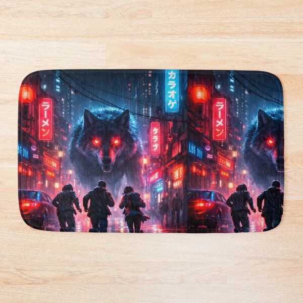 Item preview, Neon Wolf Hunt: Cyberpunk Escape in Neo Tokyo designed and sold by Neo Tokio.